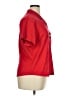 Jamie Sadock Red Short Sleeve Blouse Size XL - photo 4