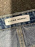 Flying Monkey 100% Cotton Color Block Blue Jeans Size 28 waist - photo 4