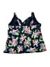 Lands' End Floral Blue Swimsuit Top Size 22W DD - photo 2