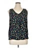 Merona 100% Polyester Blue Sleeveless Blouse Size XL - photo 1