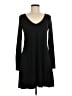 Express Solid Black Casual Dress Size M - photo 1