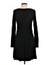 Express Solid Black Casual Dress Size M - photo 2