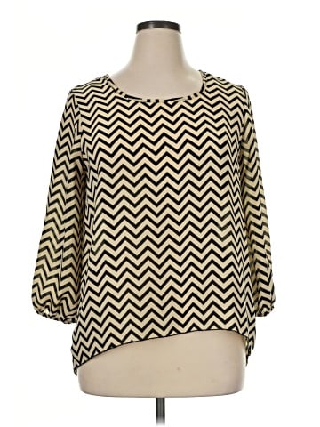 Jon & Anna 3/4 Sleeve Blouse (view 1)