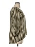 Jon & Anna 100% Polyester Chevron-herringbone Brown 3/4 Sleeve Blouse Size XL - photo 4