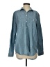 Madewell Solid Blue Long Sleeve Button-Down Shirt Size S - photo 1