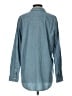 Madewell Solid Blue Long Sleeve Button-Down Shirt Size S - photo 2