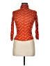 Lux 100% Modal Orange Long Sleeve Turtleneck Size M - photo 1