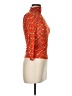 Lux 100% Modal Orange Long Sleeve Turtleneck Size M - photo 4