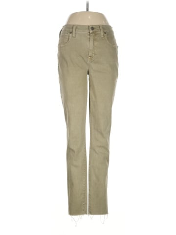 Madewell Tall 9" High-Rise Skinny Jeans: Raw-Hem Garment-Dyed Edition (view 1)