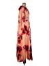 ASOS 100% Polyester Floral Orange Casual Dress Size 16 - photo 4