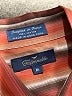 Faconnable Stripes Orange Long Sleeve Button-Down Shirt Size M - photo 7