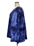 Catherines Stars Blue Long Sleeve Blouse Size 3X - photo 5