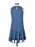 JBS 100% Polyester Polka Dots Blue Casual Dress Size 6 - photo 2