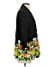 MULTIPLES Floral Black Blazer Size S - photo 4