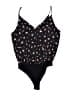 Express 100% Polyester Black Bodysuit Size S - photo 1