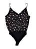 Express 100% Polyester Black Bodysuit Size S - photo 2
