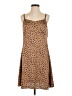 CAbi 100% Polyester Animal Print Brown Casual Dress Size S - photo 1