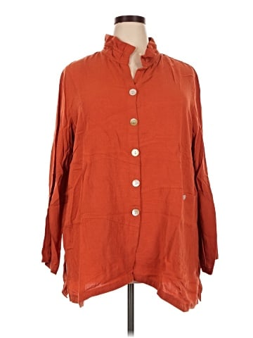 John Mark 3/4 Sleeve Button-Down Shirt (view 1)