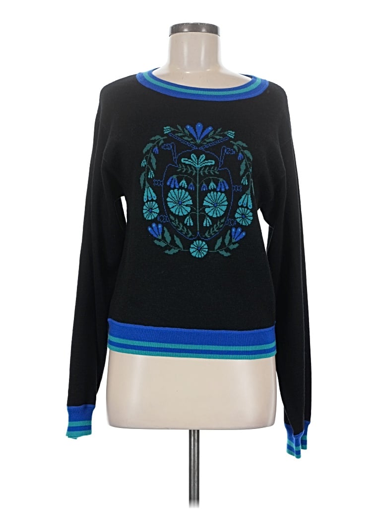 Pre-owned Anna Sui Pullover Sweater In Black