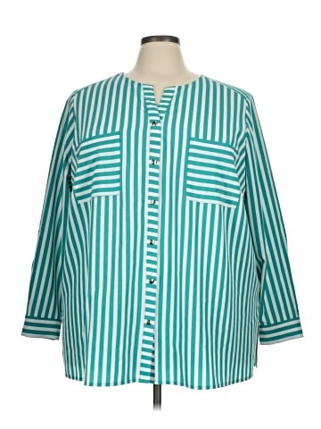 Dennis by Dennis Basso 3/4 Sleeve Blouse (view 1)