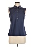 Sigrid Olsen Blue Sleeveless Blouse Size M - photo 1