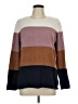 Pinque Color Block Brown Pullover Sweater Size L - photo 1