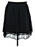 Sisley Paisley Black Casual Skirt Size 6 - photo 1