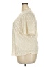 Notations 100% Nylon Ivory Short Sleeve Blouse Size 2X - photo 5