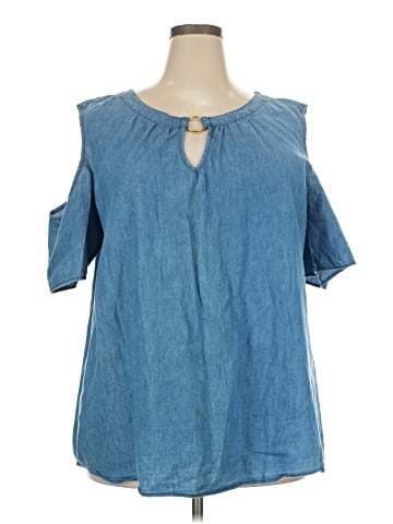 Mileage Short Sleeve Blouse (view 1)