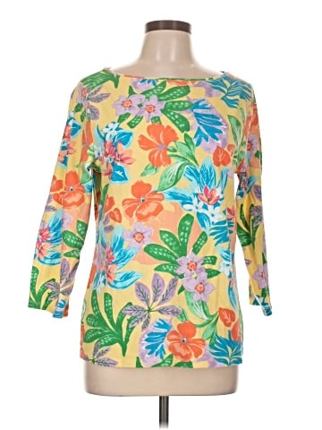 Talbots 3/4 Sleeve T-Shirt (view 1)