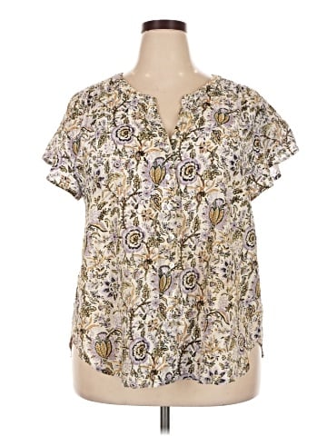 Jane and Delancey Short Sleeve Blouse (view 1)