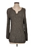 Sigrid Olsen Brown Silk Pullover Sweater Size S - photo 1