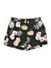 Tangerine Floral Black Shorts Size L - photo 1