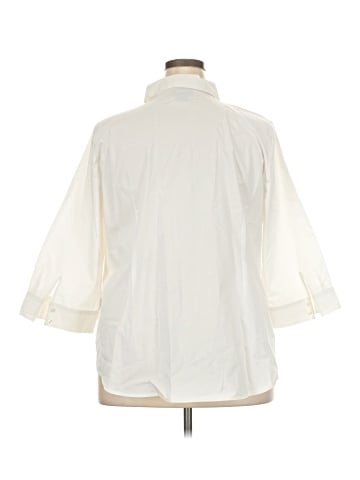 Liz Claiborne 3/4 Sleeve Button-Down Shirt (view 2)