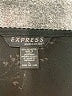 Express 100% Polyester Graphic Black Formal Skirt Size L - photo 3