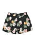 Tangerine Floral Black Shorts Size L - photo 2