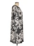 Studio One Print Gray Casual Dress Size L - photo 4