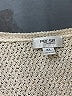 Per Se By Carlisle Metallic Ivory Pullover Sweater Size XL - photo 7