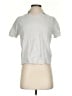 Lafayette 148 New York Solid Blue Silver Pullover Sweater Size S - photo 1