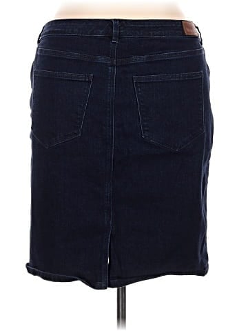 Lands' End Denim Skirt (view 2)