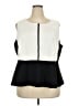 Monroe and Main Ivory Sleeveless Blouse Size 3X - photo 1