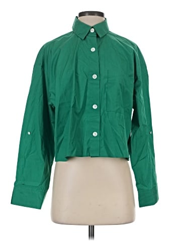 Madewell Poplin Straight-Hem Shirt (view 1)