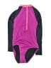 Boden Color Block Purple Rash Guard Size 6 - photo 1