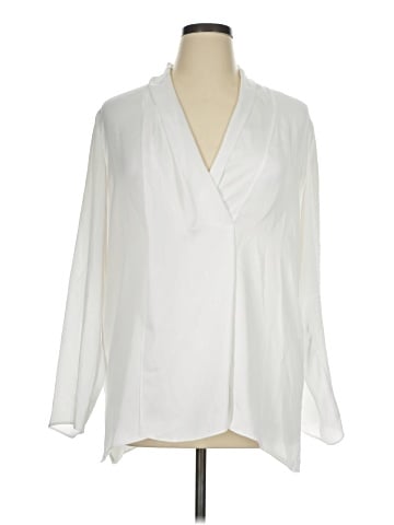 Lafayette 148 New York Long Sleeve Blouse (view 1)