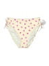 Decree Hearts Ivory Swimsuit Bottoms Size M - photo 1