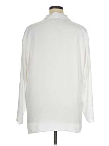 Lafayette 148 New York Long Sleeve Blouse (view 2)