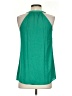 CAbi 100% Polyester Green Sleeveless Blouse Size XS - photo 2