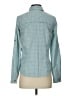 Eddie Bauer Houndstooth Teal Long Sleeve Button-Down Shirt Size XS - photo 2