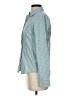 Eddie Bauer Houndstooth Teal Long Sleeve Button-Down Shirt Size XS - photo 5