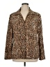 Chico's Animal Print Gold Jacket Size XL - photo 1